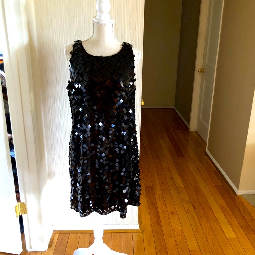 White/Black Market Dress, Size 14